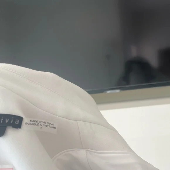 ALICE + OLIVIA Breann Fitted Contrast Trim Blazer NWT - Picture 14 of 16